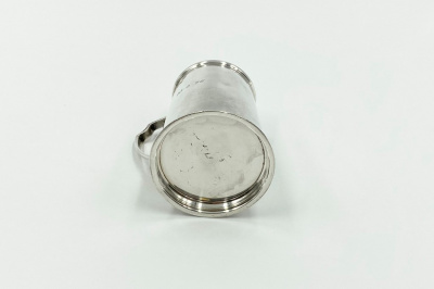 Кружка. Англия, Шеффилд, 1973 год. Серебро 925, золочение.