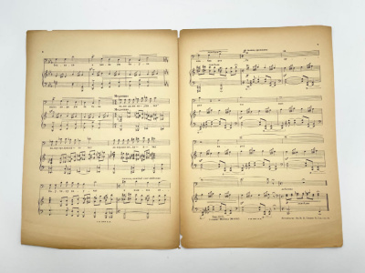 Ноты "Паук и мухи". Слова Демьяна Бедного. Музыка Л. Шульгин.   Москва. Петроград. 1923 г. Государственное издательство. Музыкальный сектор.