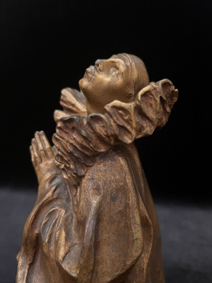Скульптура «Пьеро». Франция, Париж, автор Lucien Allot. 1910-1930-е гг.