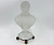 Скульптура "Папа Римский Пий IX".  Франция, фирма Baccarat, конец 19 века. Стекло.