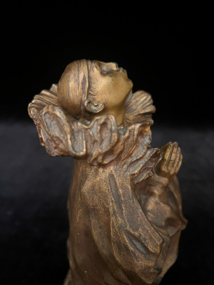 Скульптура «Пьеро». Франция, Париж, автор Lucien Allot. 1910-1930-е гг.
