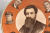 Декоративная тарелка «О. Шмидт и лётчики герои Советского Союза". СССР, Дмитровский фарфоровый завод в Вербилках, 1930-е гг. Фарфор, печать.