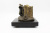 Спичечница в Русском стиле с фигурой медведя у пня. Россия, 1860-1890-е гг. Бронза, аспидный сланец. Спичечница в Русском стиле с фигурой медведя у пня. Россия, 1860-1890-е гг. Бронза, аспидный сланец.